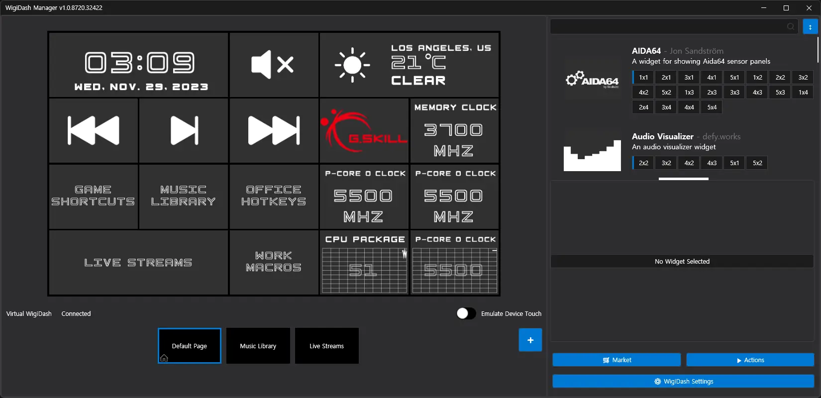 G.SKILL WigiDash Manager